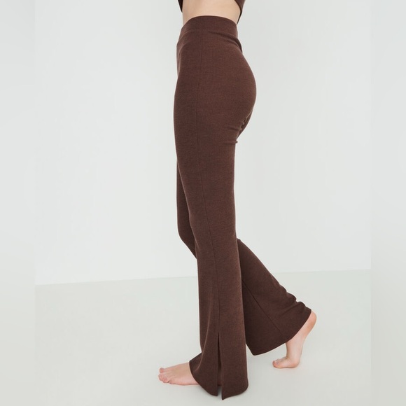 Garage Cloud 9 Ribbed Sleep Pants Brown S - Picture 3 of 9